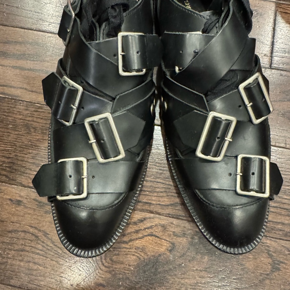 Comme des garçons multi strap buckle monk shoes in 24 - Picture 2 of 5